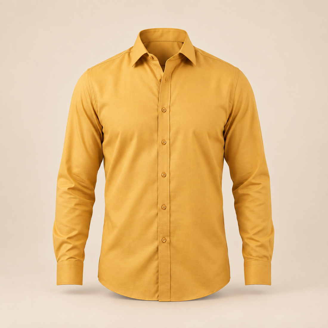 Men's Slim Fit Long-Sleeve Dress Shirt