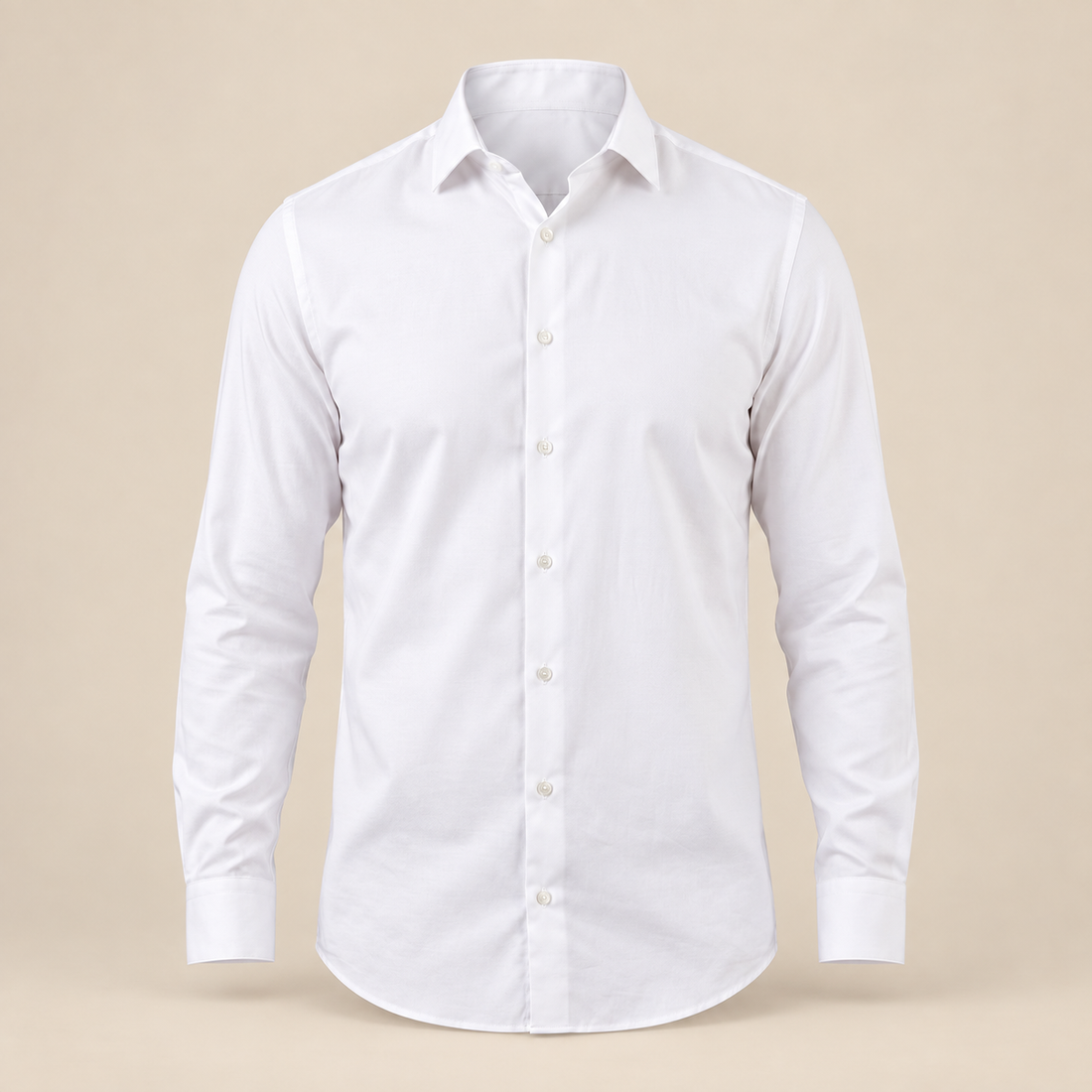 Men's Slim Fit Long-Sleeve Dress Shirt