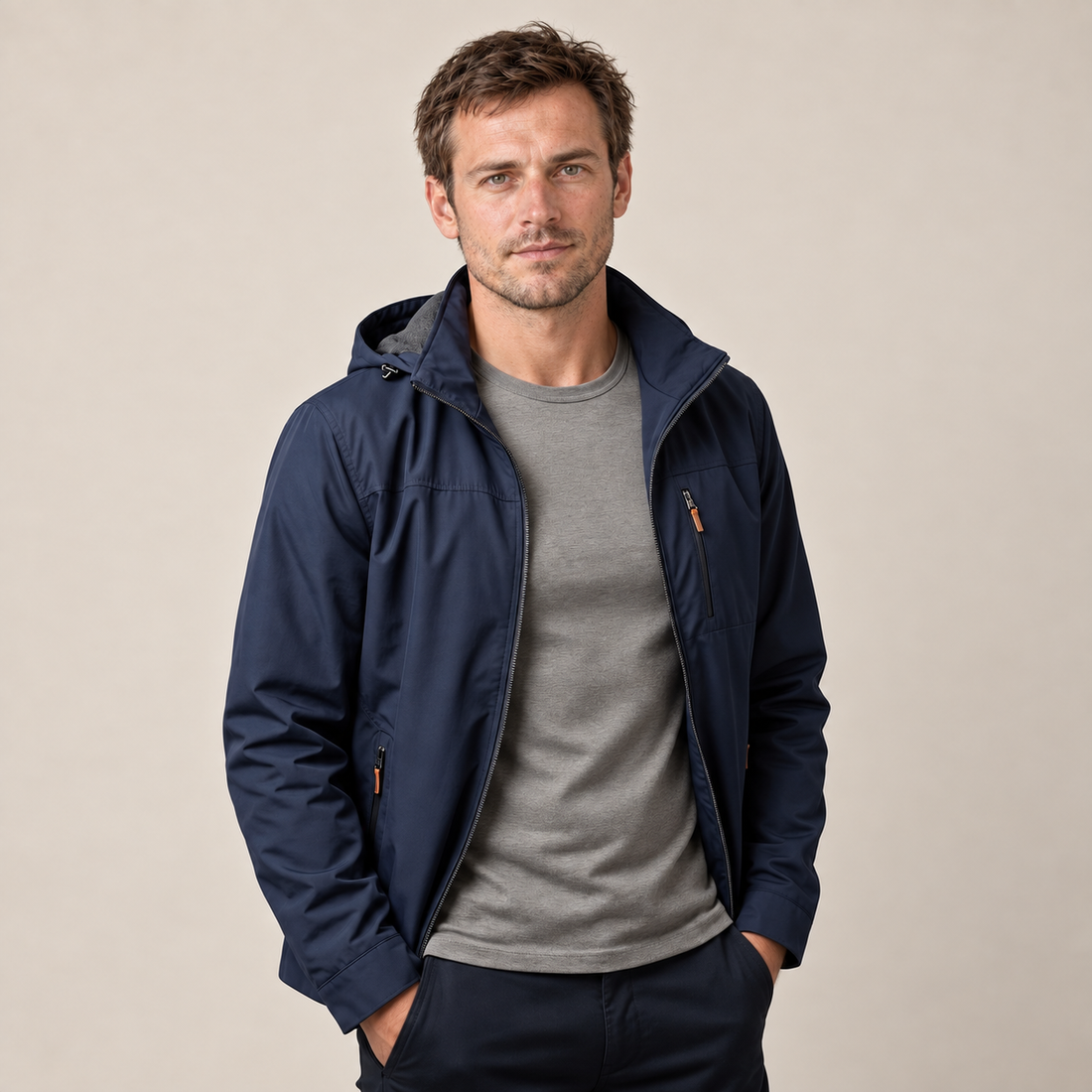 Men's Spring Hooded Softshell Jacket