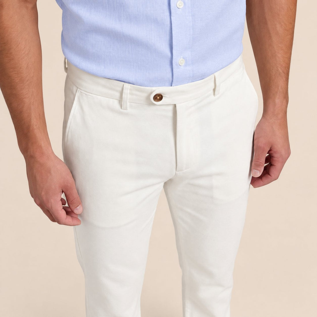 Men's Straight-Fit Chino Trousers