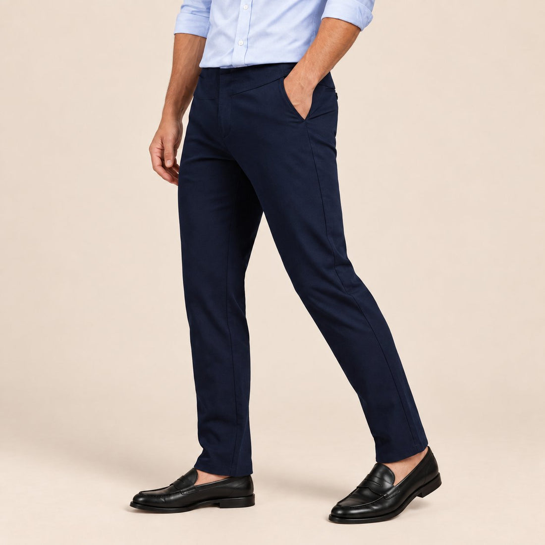 Men's Straight-Fit Chino Trousers