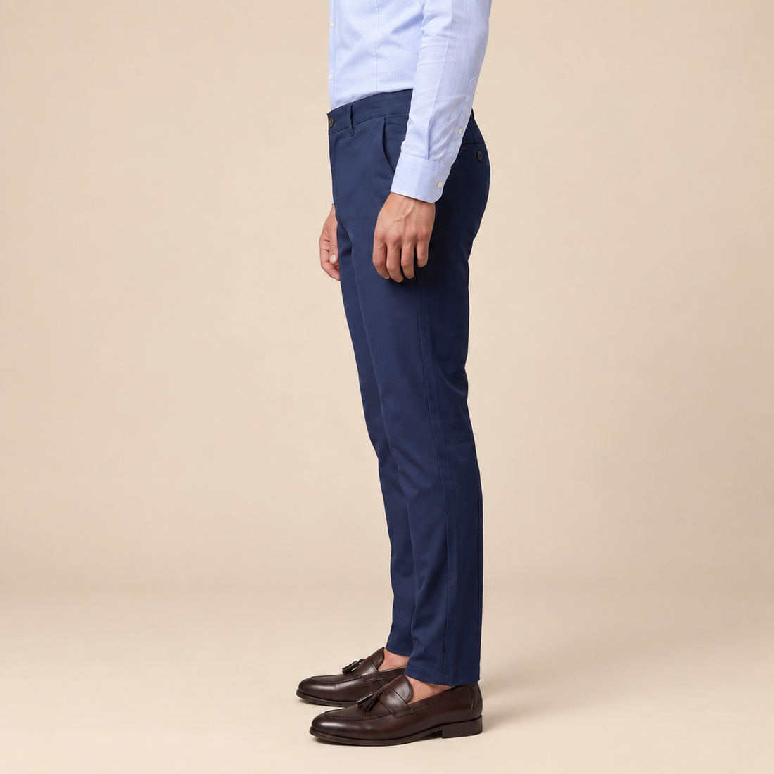 Men's Straight Leg Chino Trousers