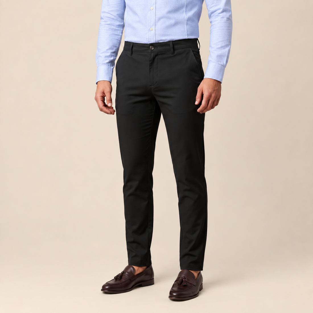 Men's Straight Leg Chino Trousers