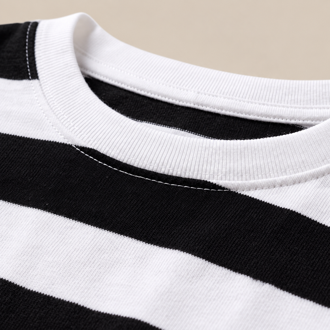 Men's Wide Stripe Long Sleeve Top