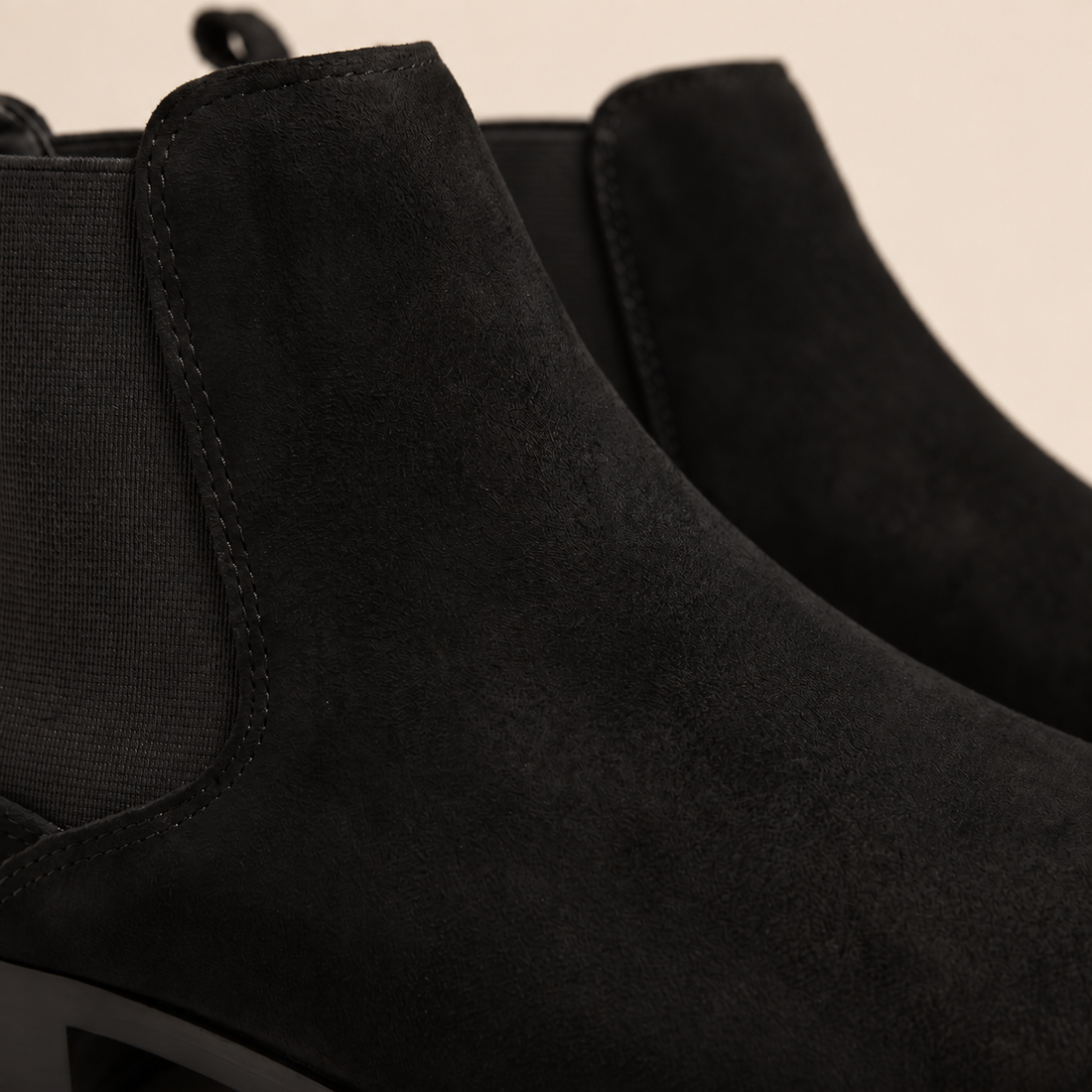 Men's Faux Suede Chelsea Boots