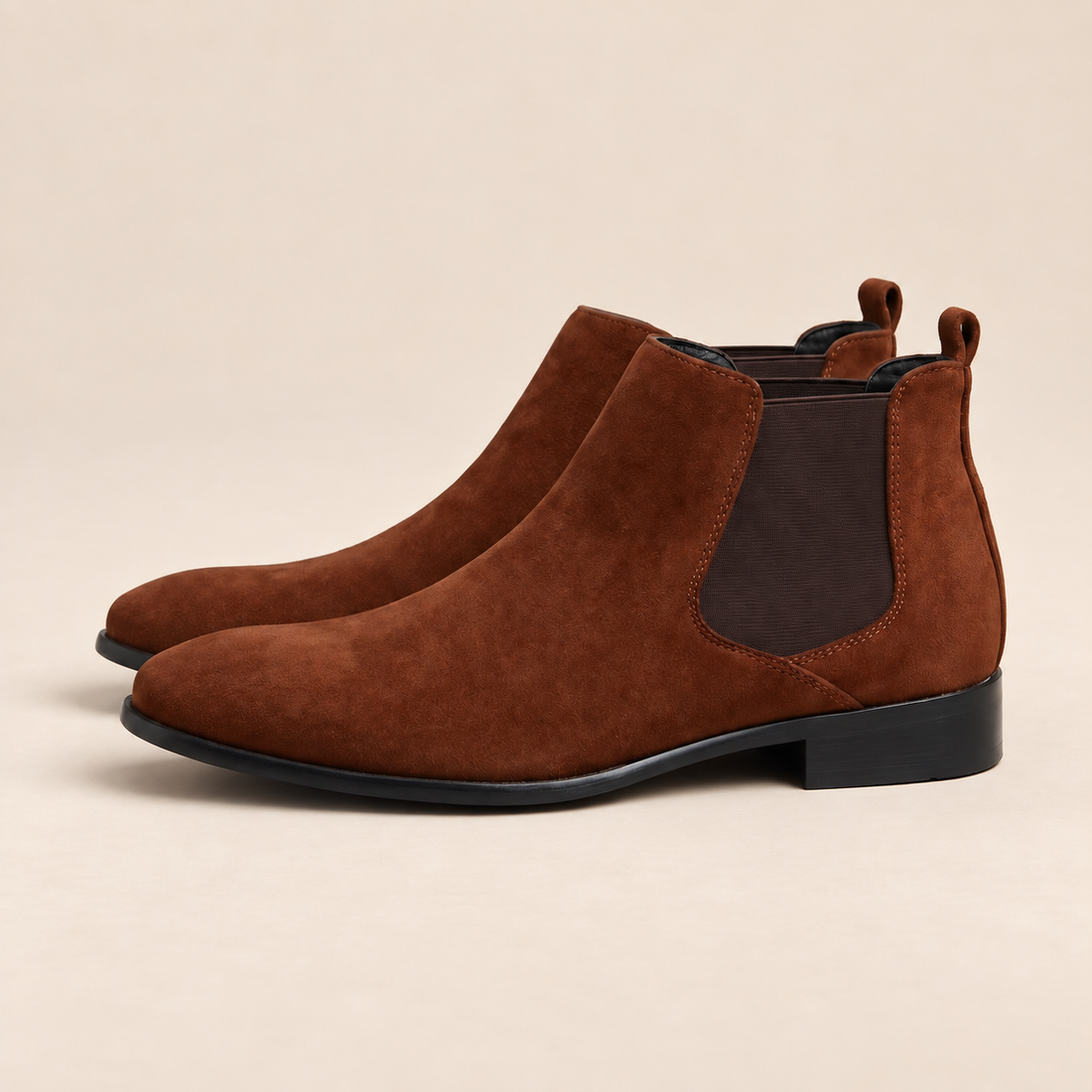 Men's Faux Suede Chelsea Boots