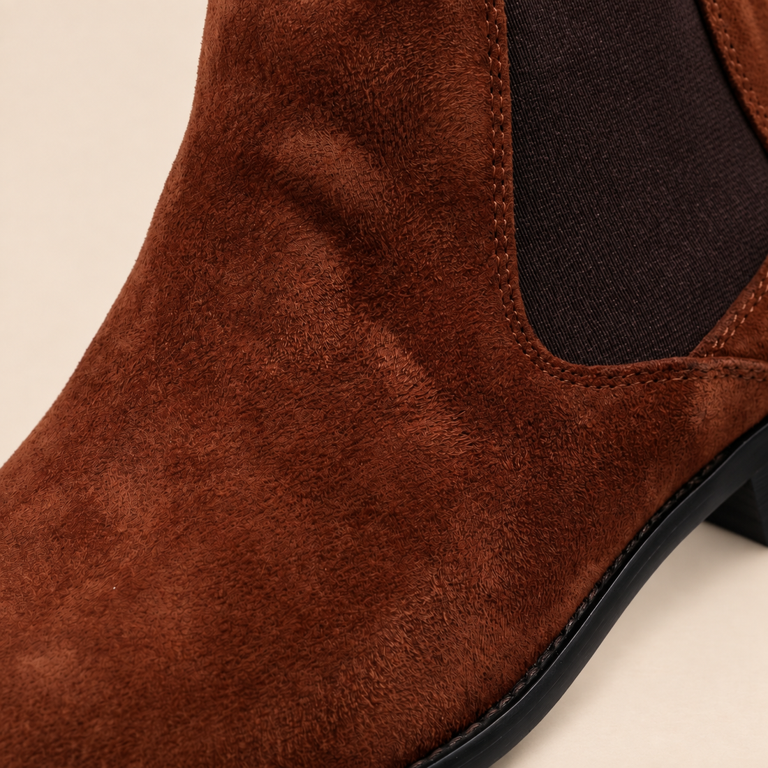 Men's Faux Suede Chelsea Boots