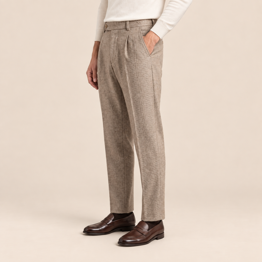 Men's Tailored Ankle-Length Trousers