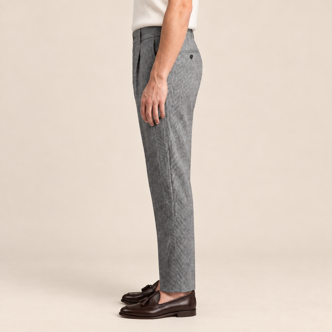 Men's Tailored Ankle-Length Trousers