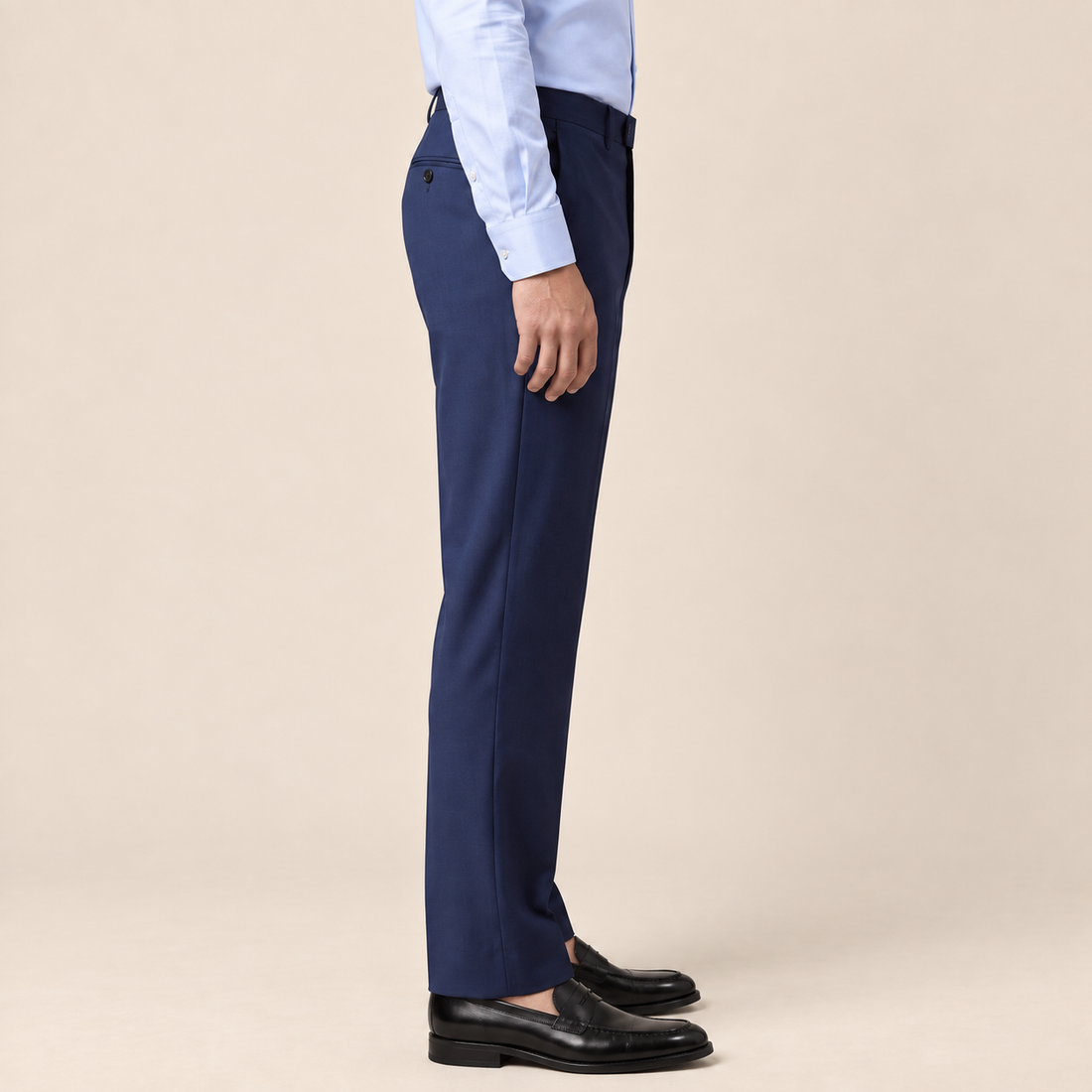 Men's Tailored Flat Front Trousers