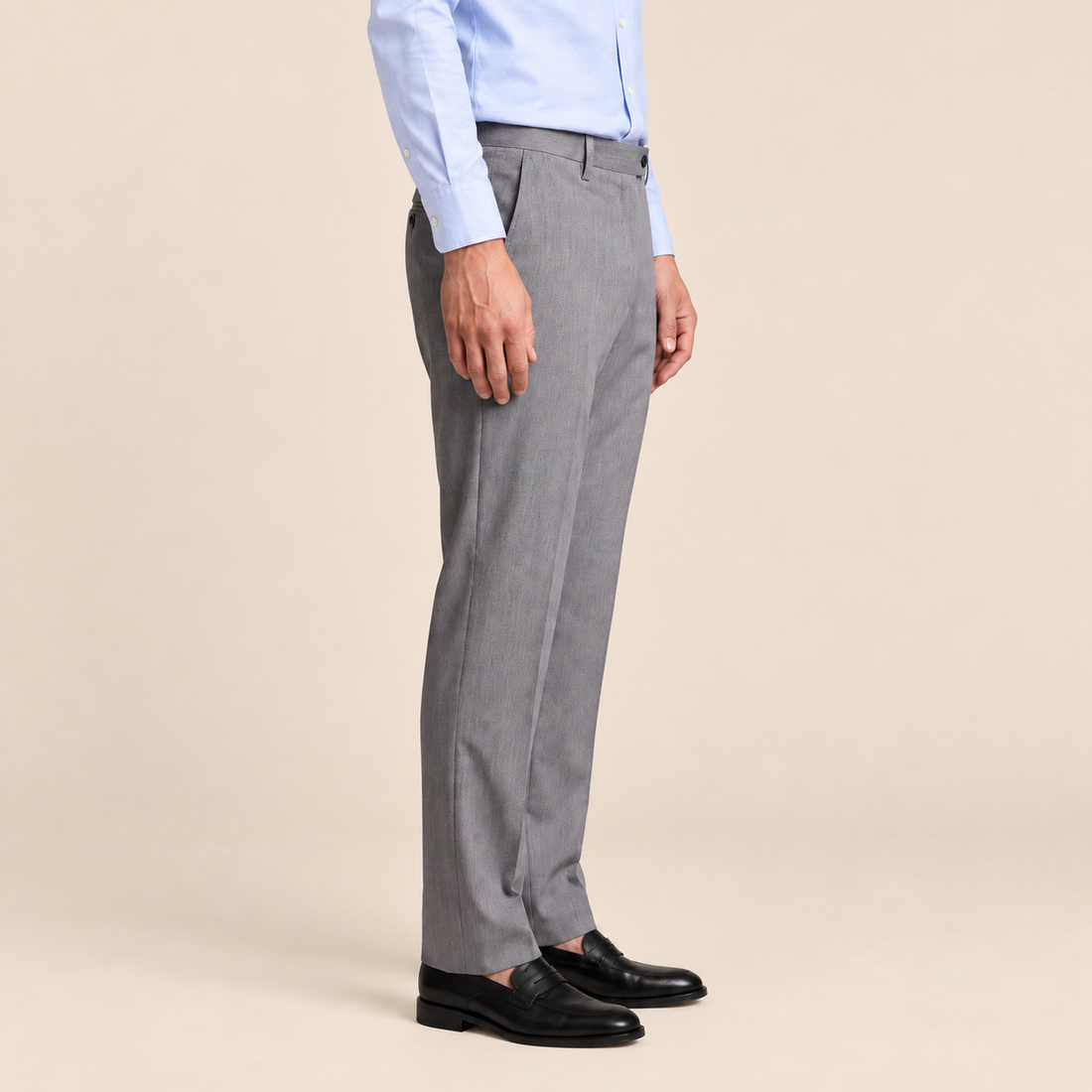 Men's Tailored Flat Front Trousers