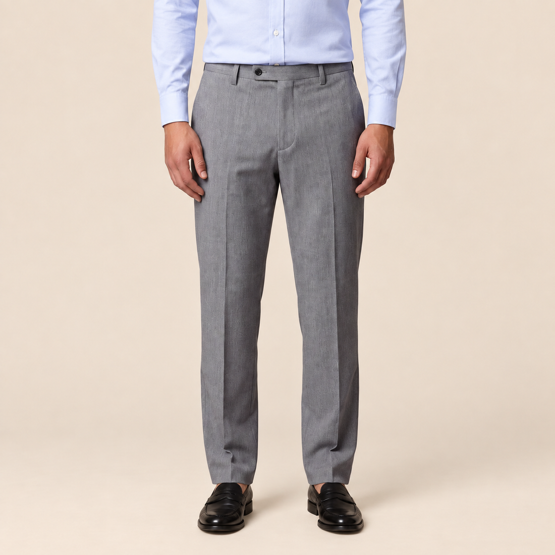 Men's Tailored Flat Front Trousers