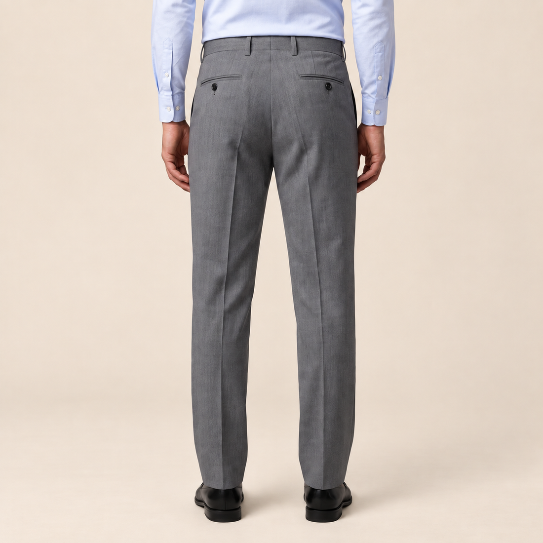 Men's Tailored Flat Front Trousers