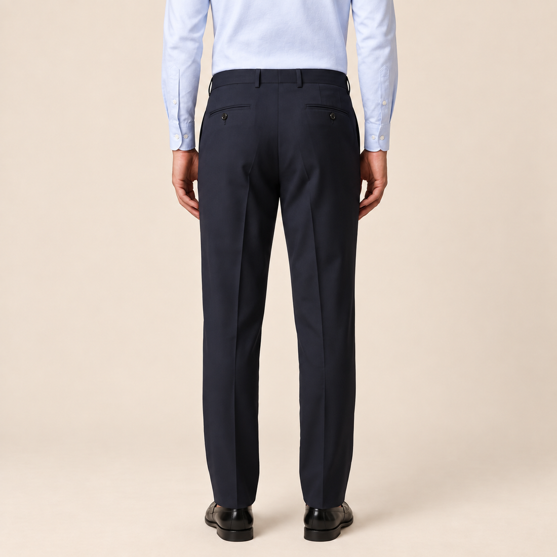 Men's Tailored Flat Front Trousers