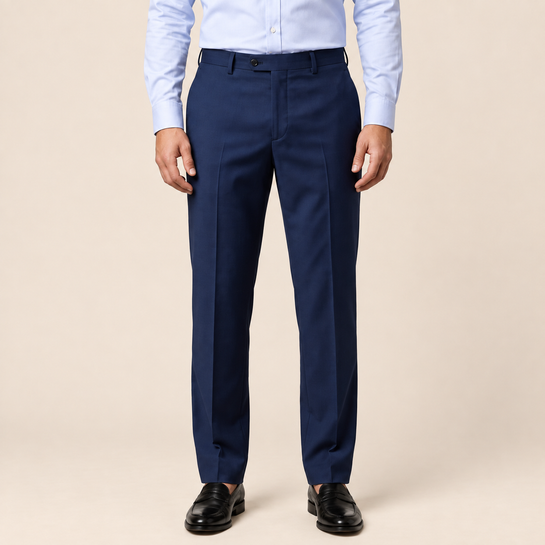 Men's Tailored Flat Front Trousers