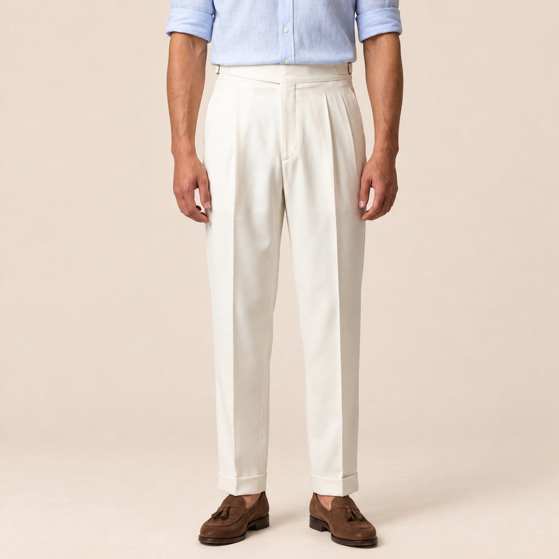 Men's Tailored fit Pleated Trousers