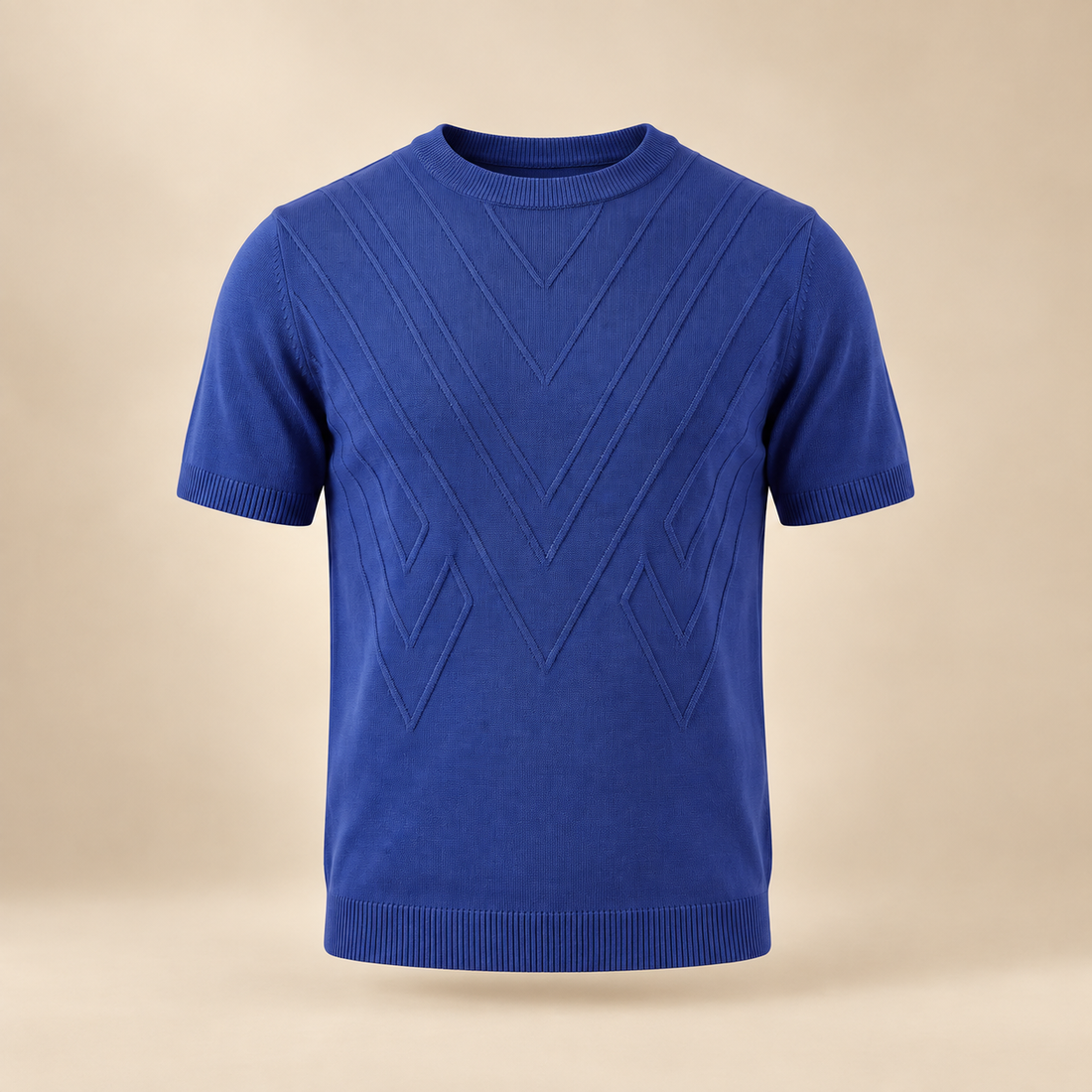 Men's Textured Knit T-Shirt