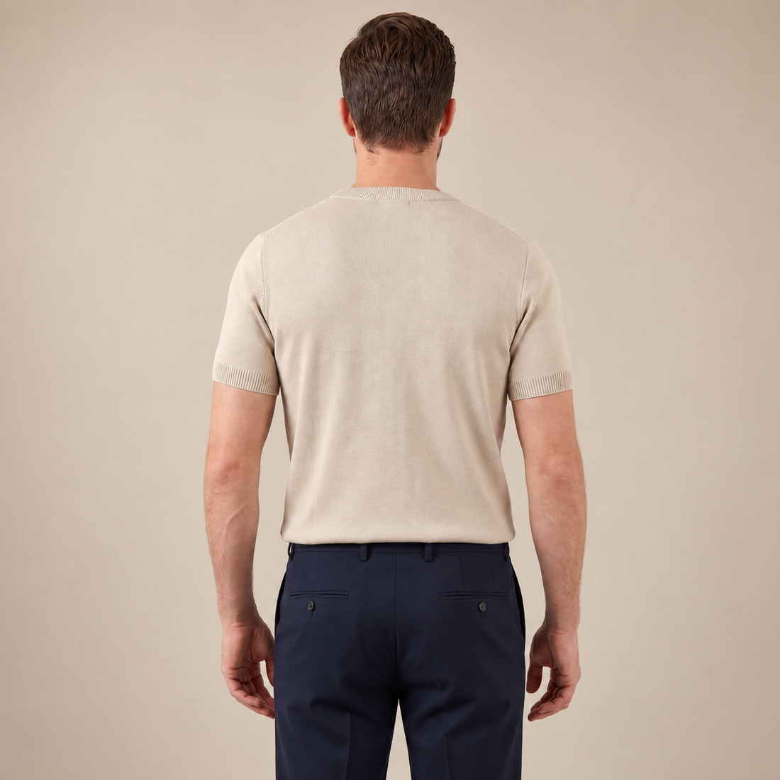 Men's Textured Knit T-Shirt