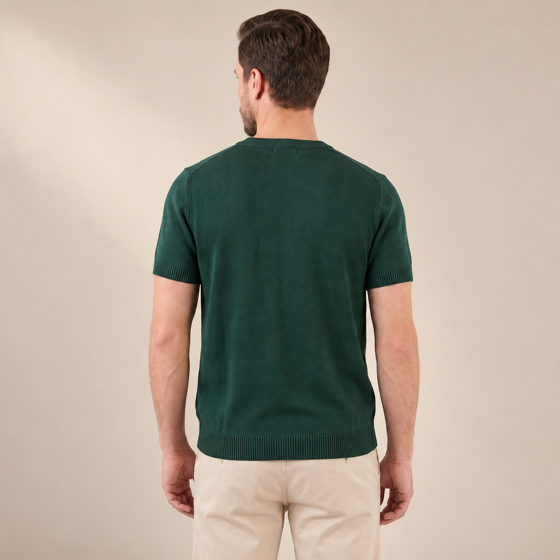 Men's Textured Knit T-Shirt