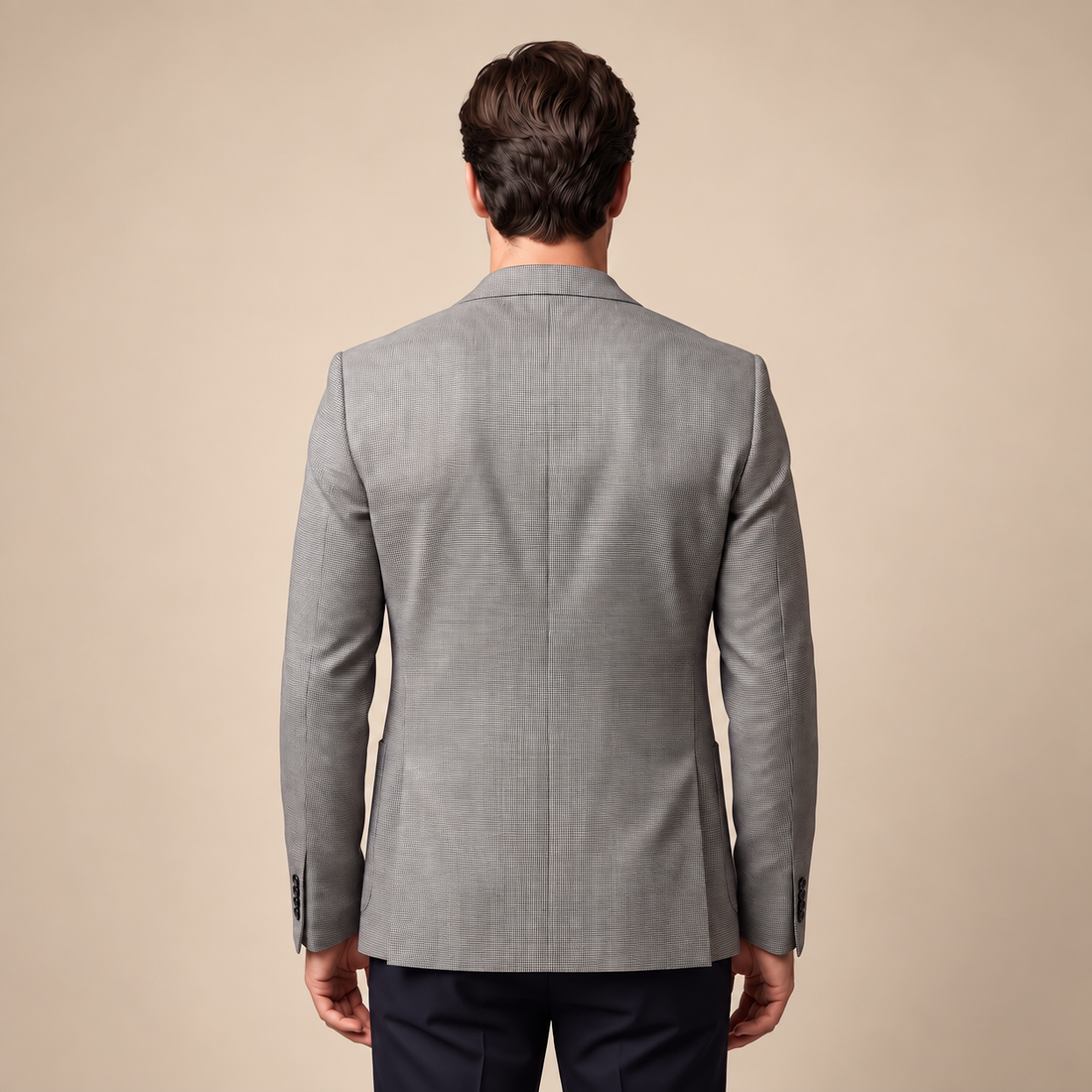 Men's Textured Two-Button Blazer