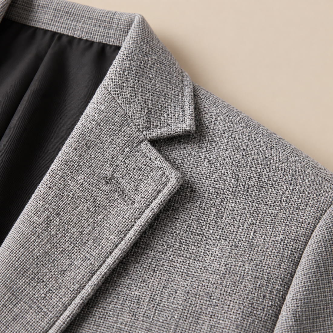 Men's Textured Two-Button Blazer