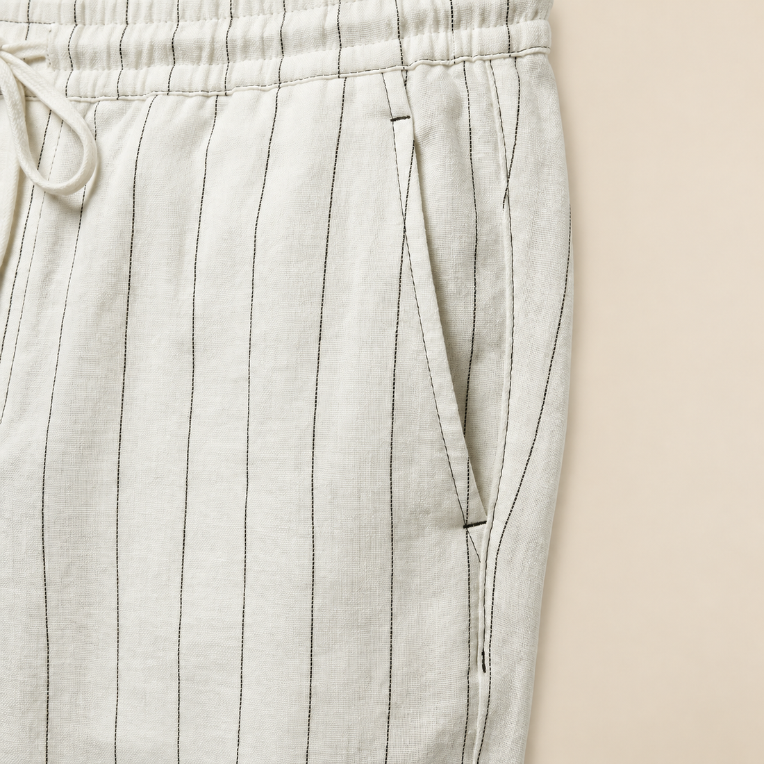 Men's Trousers with Drawstring Waist