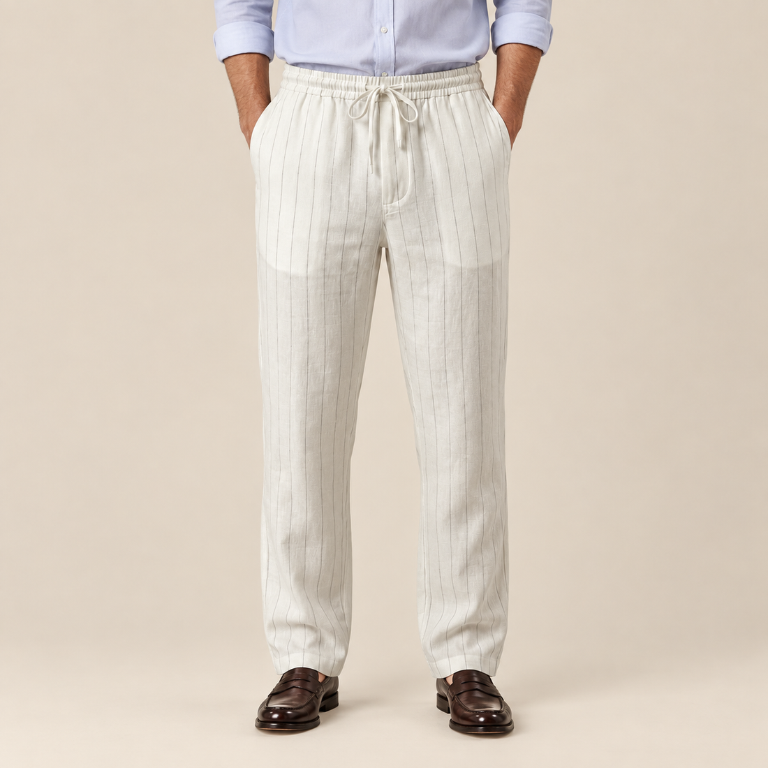 Men's Trousers with Drawstring Waist