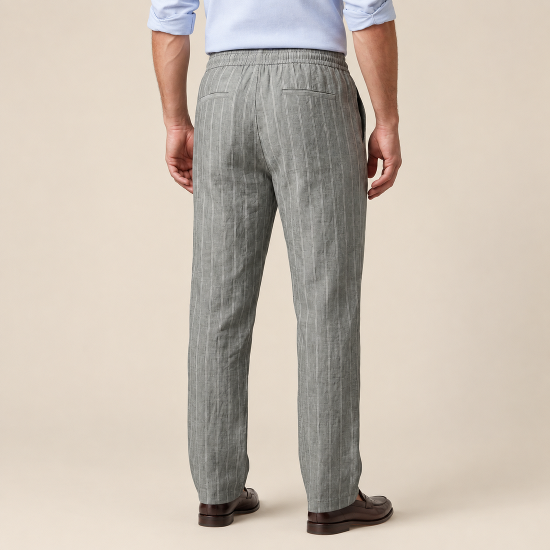 Men's Trousers with Drawstring Waist