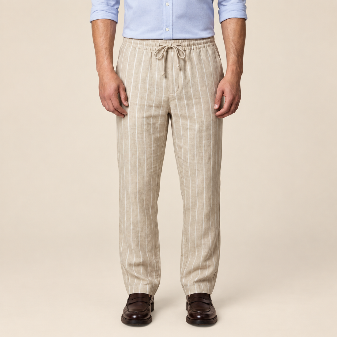 Men's Trousers with Drawstring Waist