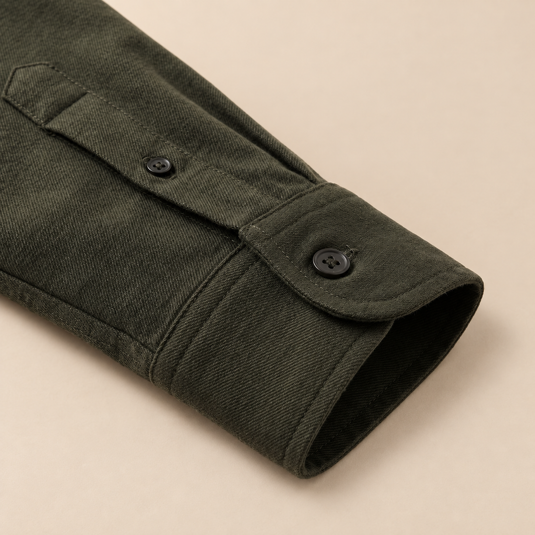 Men's Twin-Pocket Overshirt Slim Fit