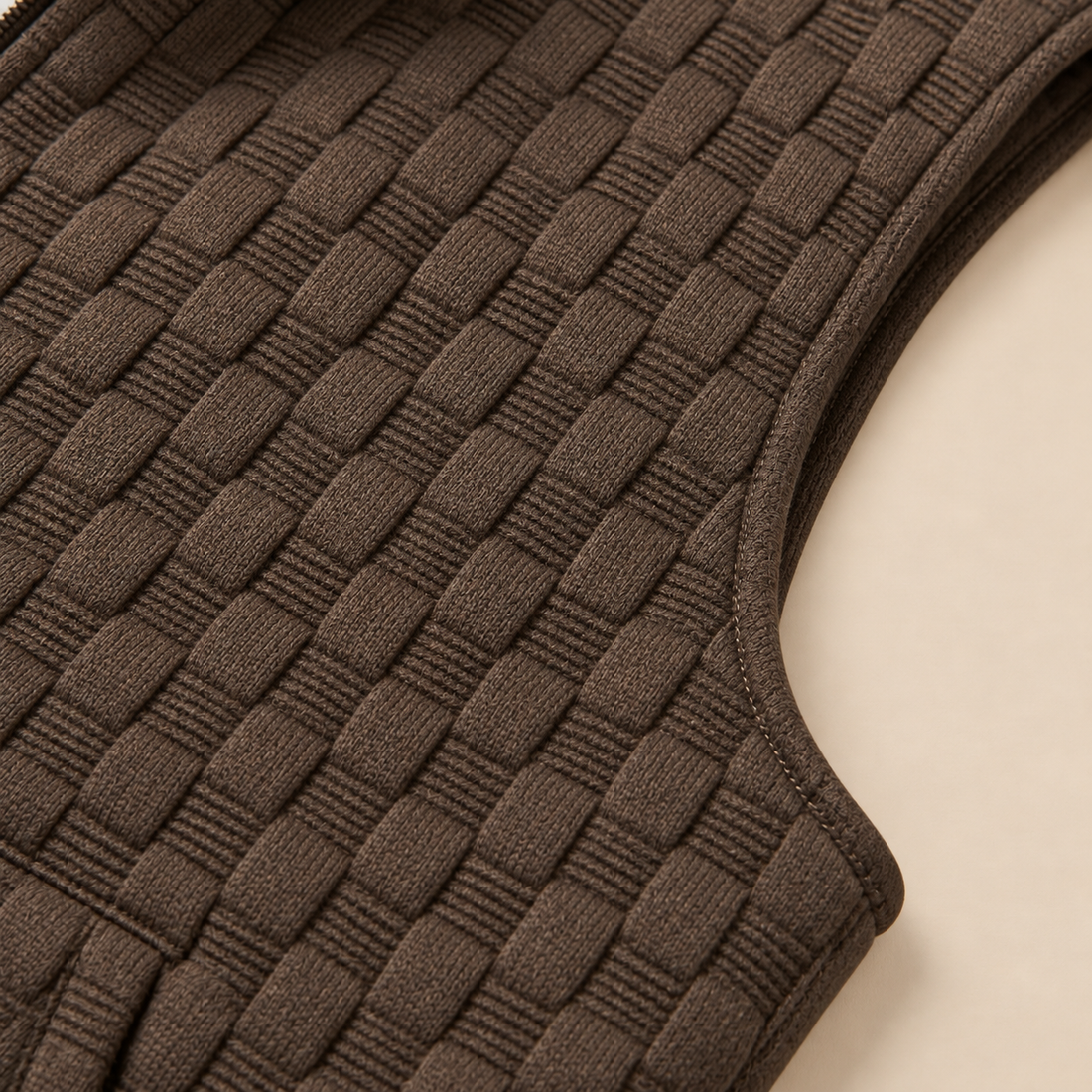 Men's Utility Zip Vest with Stand-Up Collar