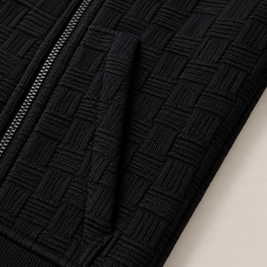 Men's Utility Zip Vest with Stand-Up Collar