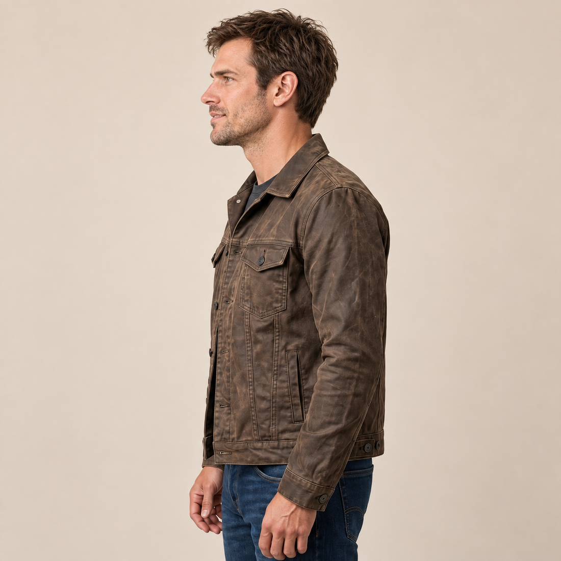 Men's Vintage Multi-Pocket Jacket