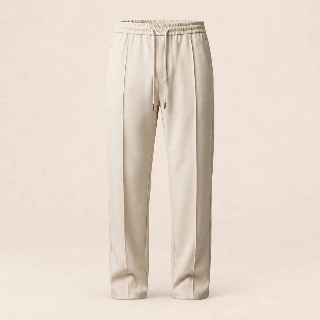 Men's Wide Leg Trousers with Drawstring