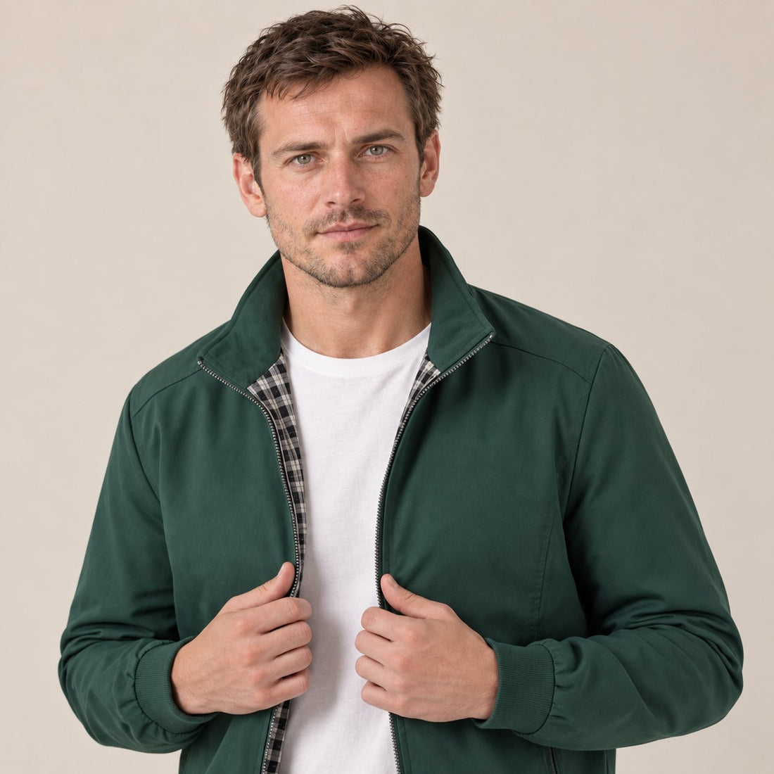 Men's Windproof High Collar Jacket