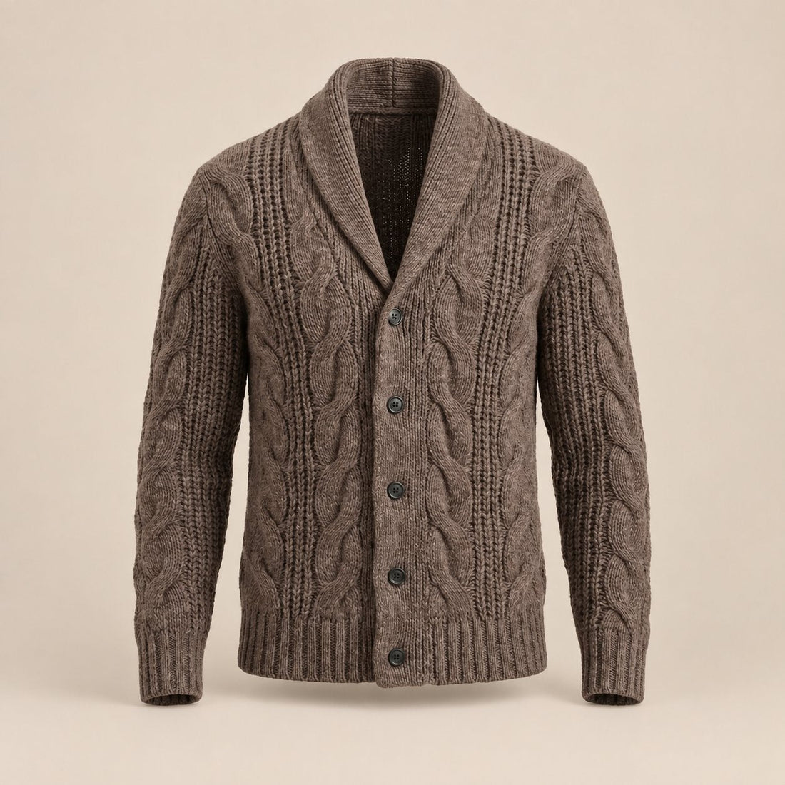 Men's Wool Knitted Cardigan