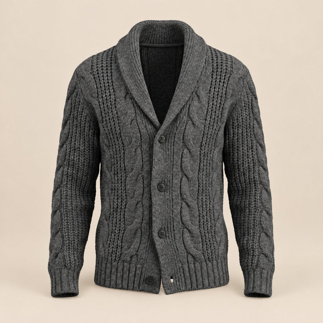 Men's Wool Knitted Cardigan
