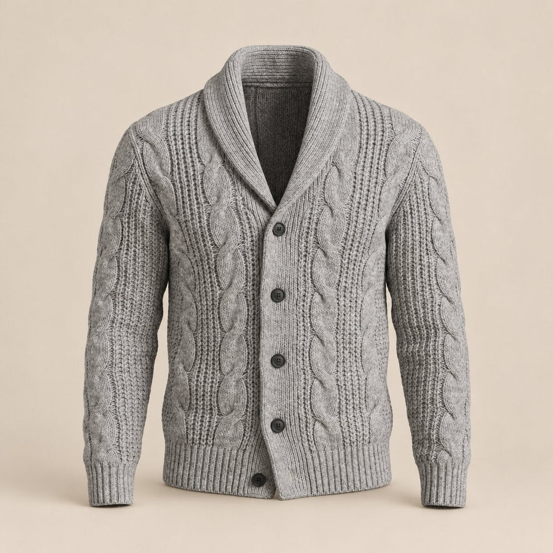 Men's Wool Knitted Cardigan