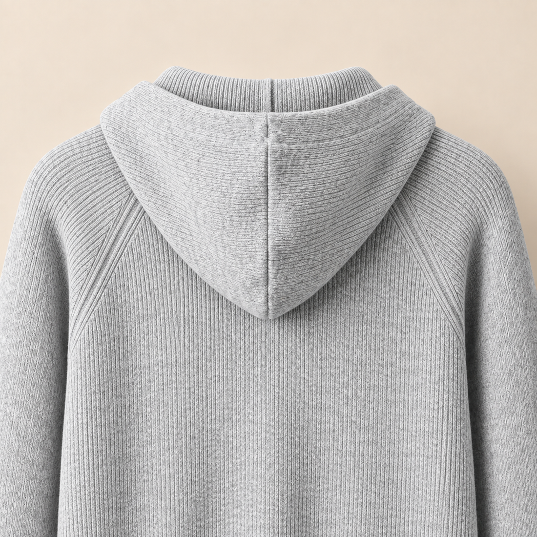 Men's Zip Up Knit Hoodie