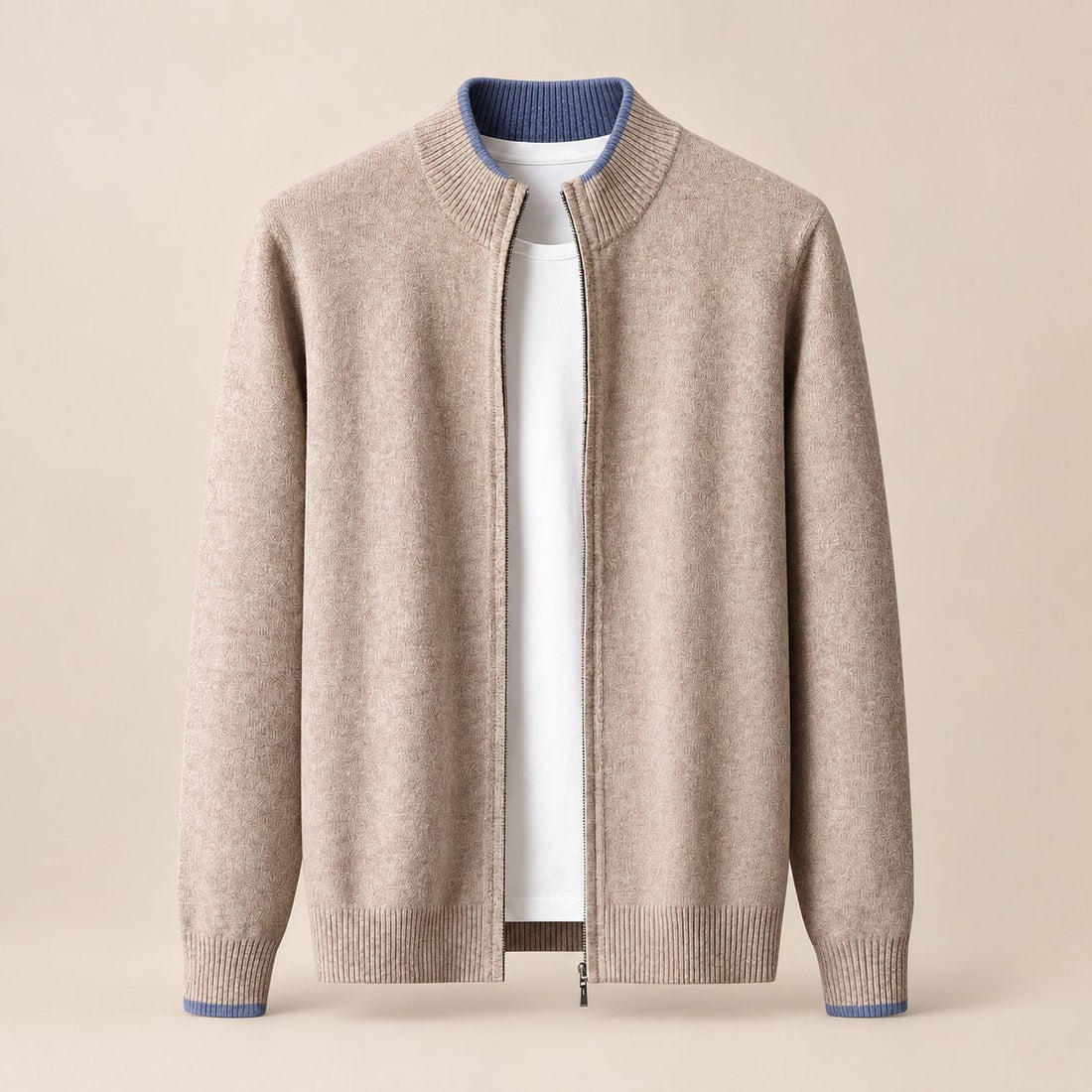 Men's Zip Sweater for Stylish Comfort