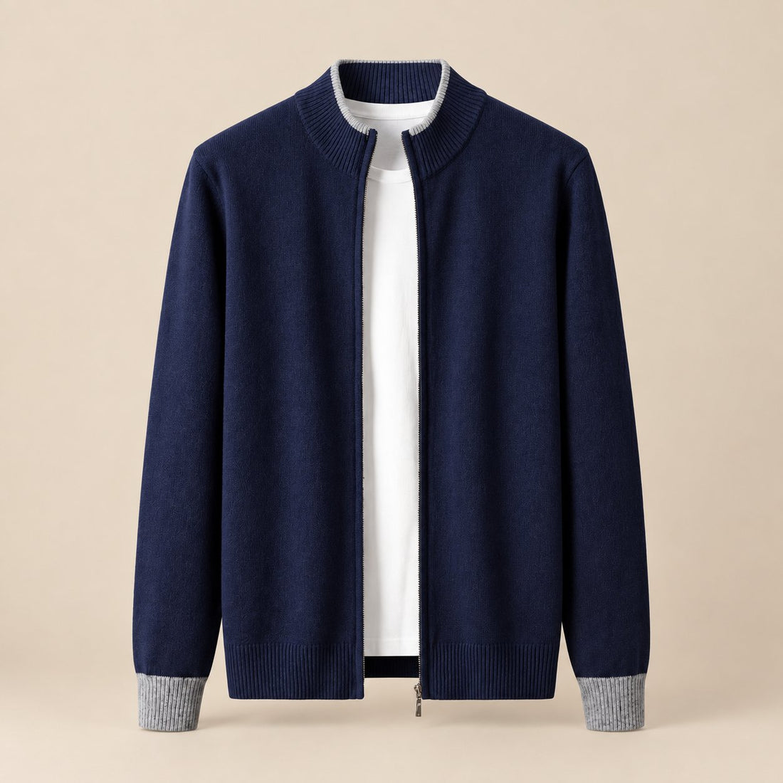 Men's Zip Sweater for Stylish Comfort