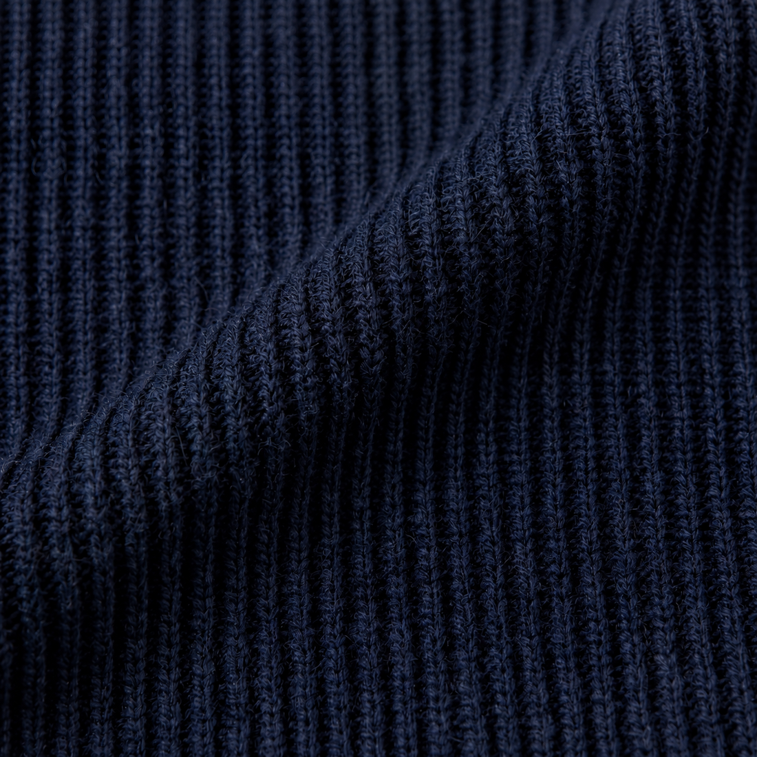 Navy English Rib Crewneck