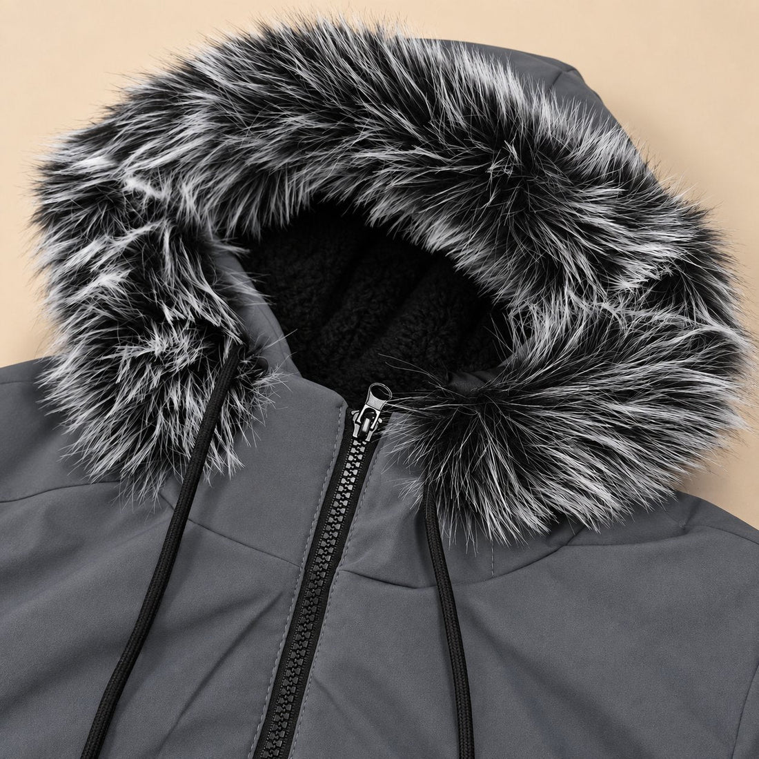 Men's Parka Jacket Fleece Lined Hooded
