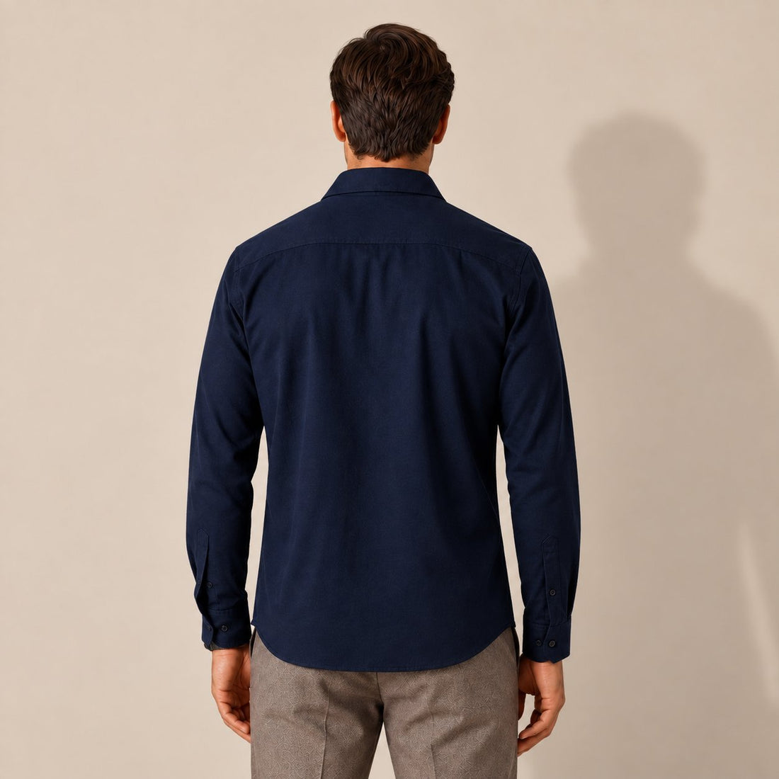 Men's Brushed Slim-Fit Overshirt