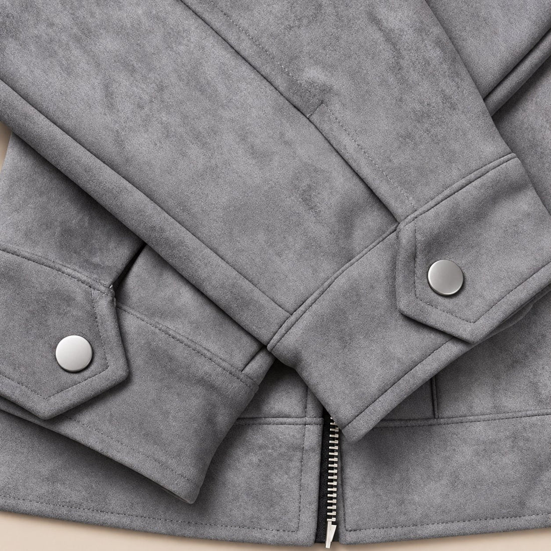 Men's Faux Suede Relaxed-Fit Jacket