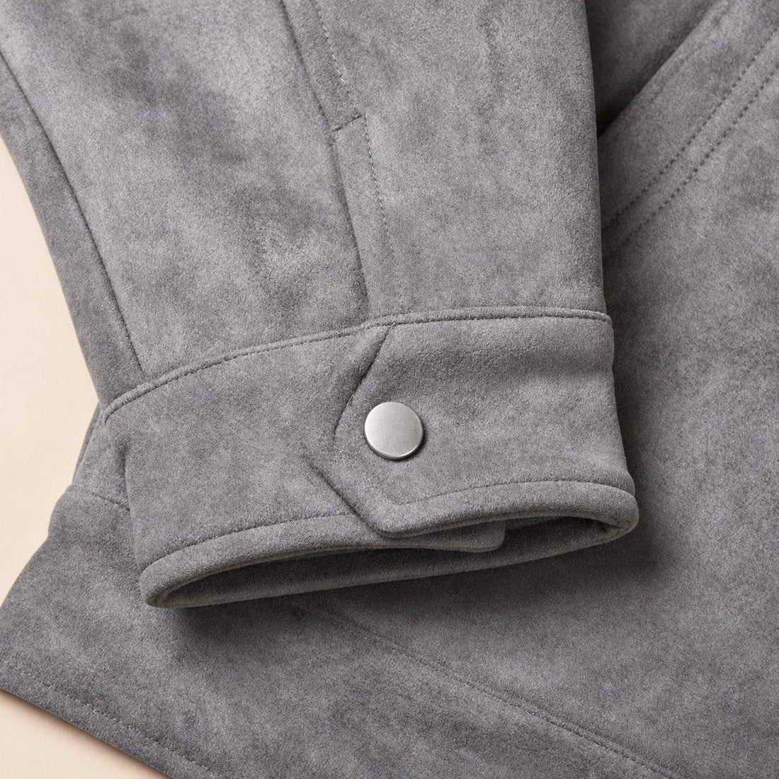 Men's Faux Suede Relaxed-Fit Jacket