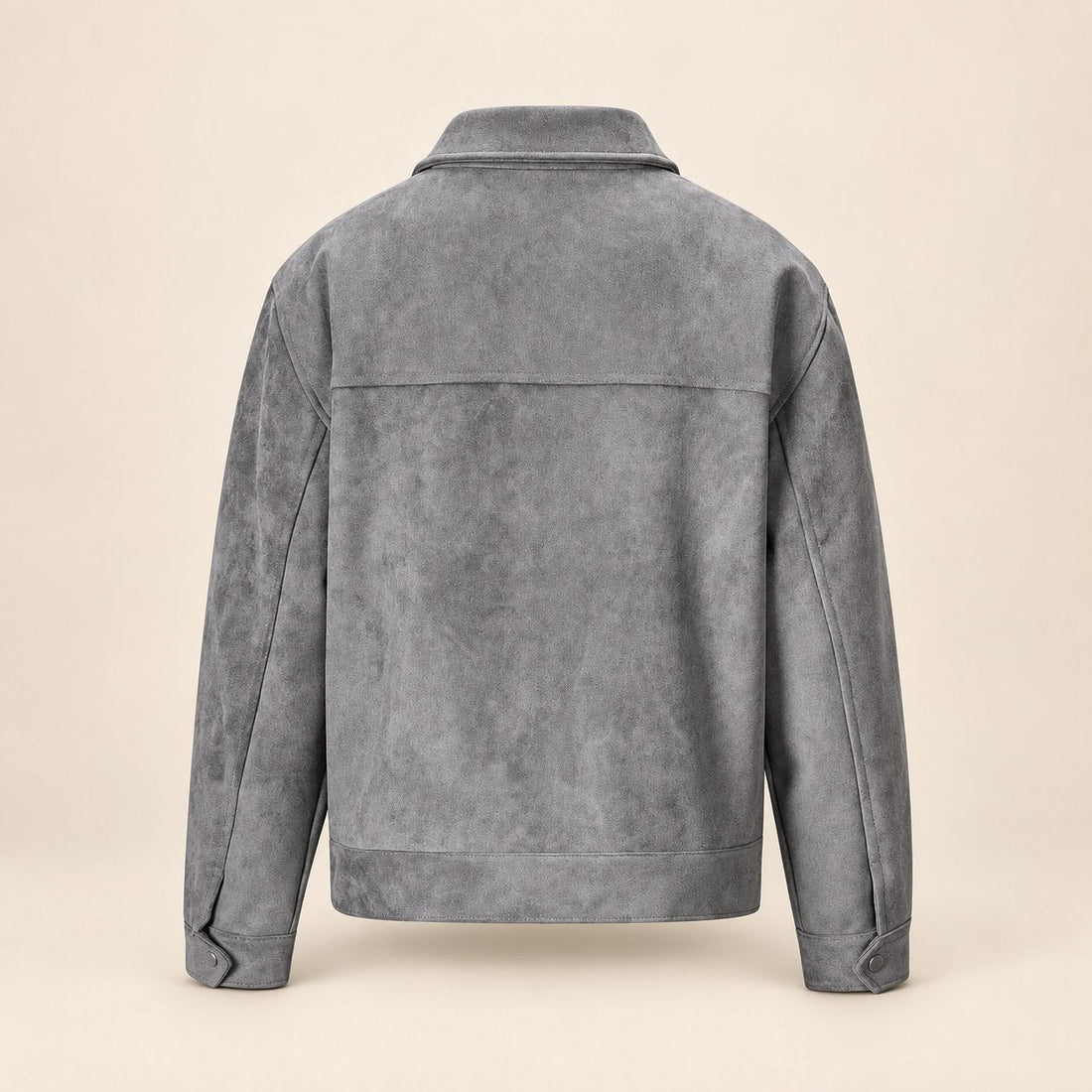 Men's Faux Suede Relaxed-Fit Jacket