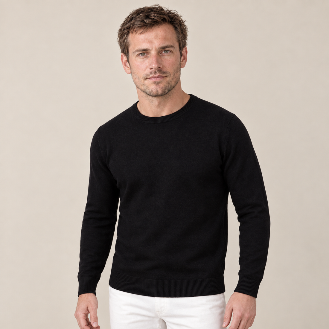 Black Crewneck Sweater