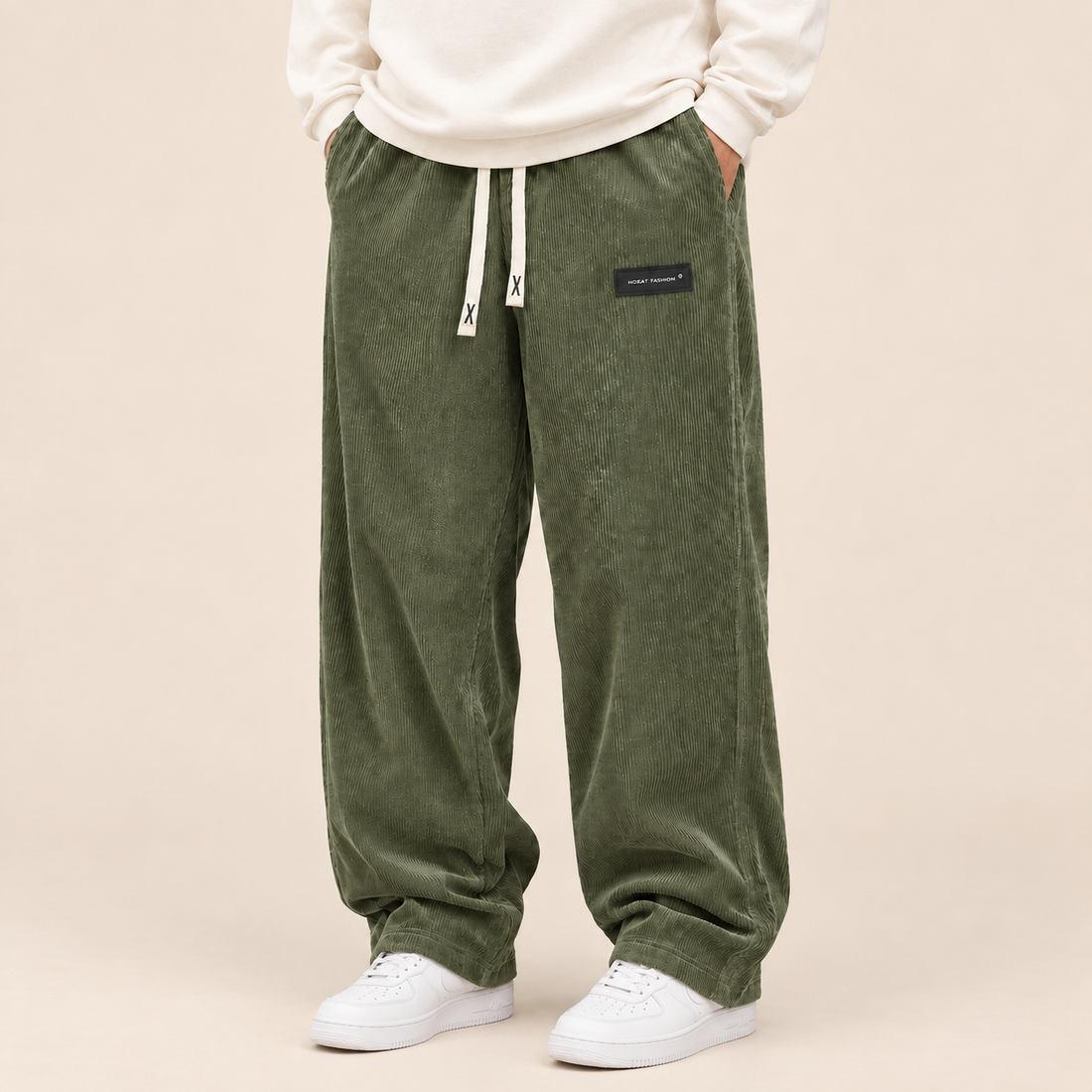 Men's Corduroy Trousers Wide Leg