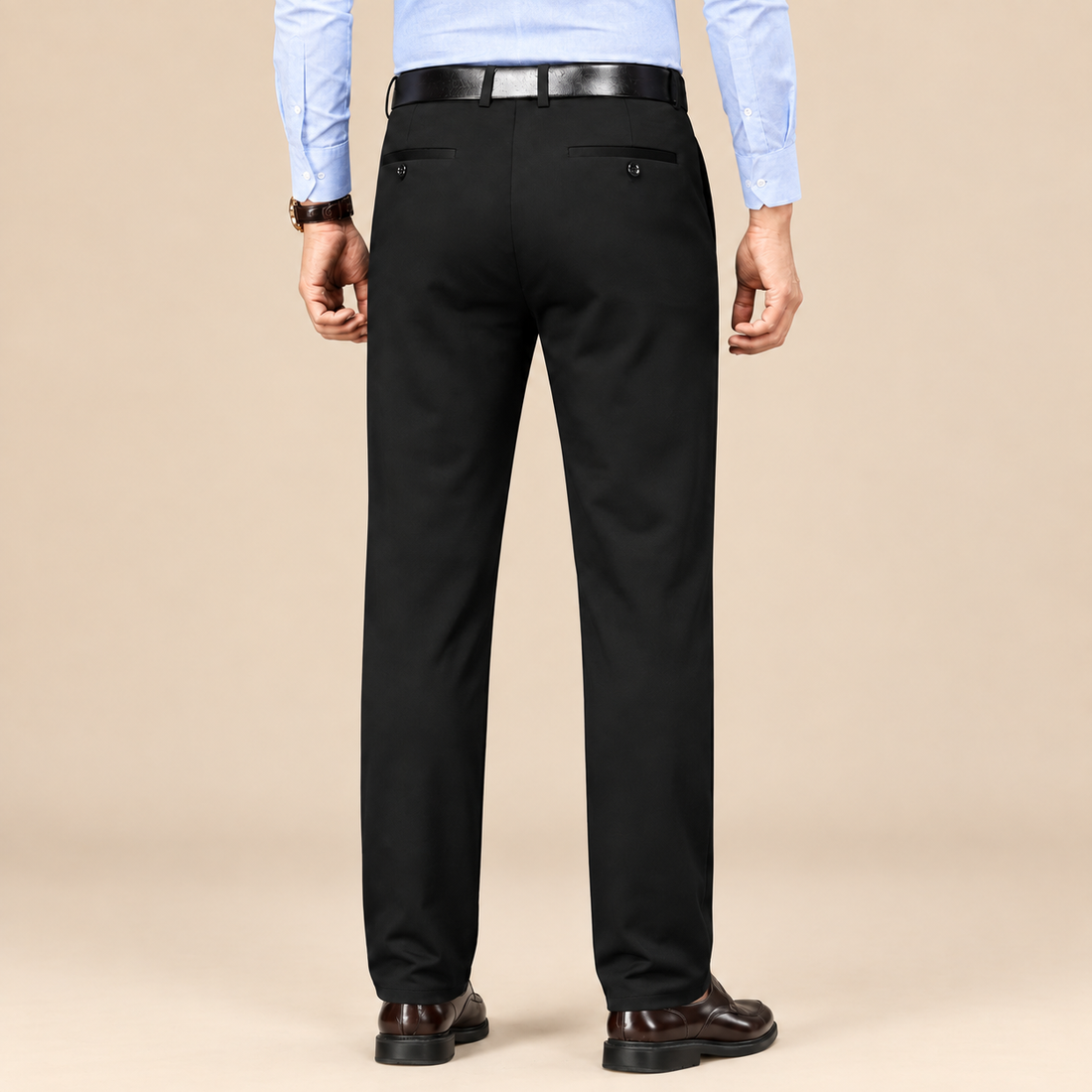Men's Formal Trousers Straight Leg
